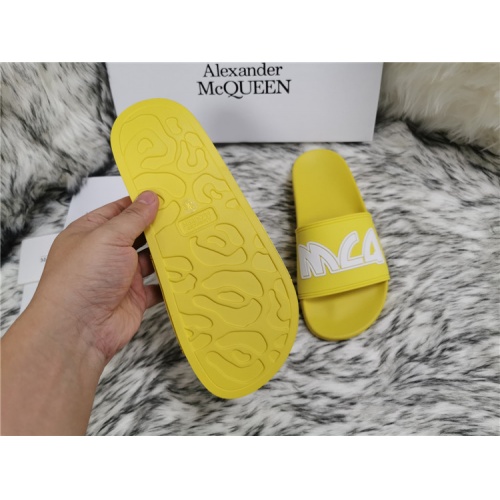 Replica Alexander McQueen Slippers For Men #819176 $45.00 USD for Wholesale