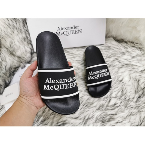 Replica Alexander McQueen Slippers For Women #819179 $45.00 USD for Wholesale