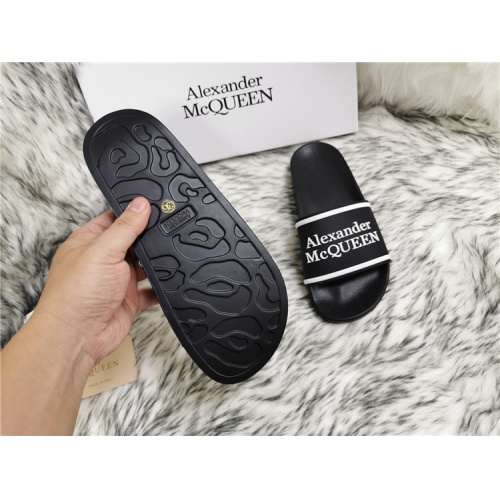 Replica Alexander McQueen Slippers For Women #819179 $45.00 USD for Wholesale