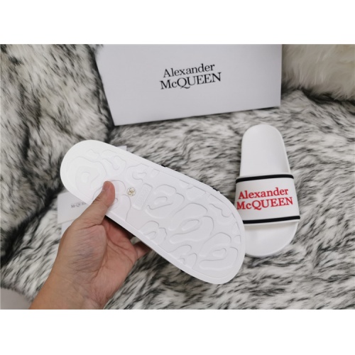 Replica Alexander McQueen Slippers For Women #819180 $45.00 USD for Wholesale