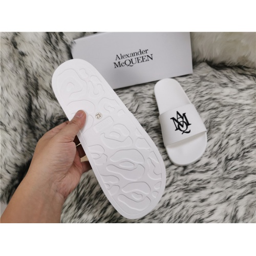 Replica Alexander McQueen Slippers For Women #819182 $45.00 USD for Wholesale
