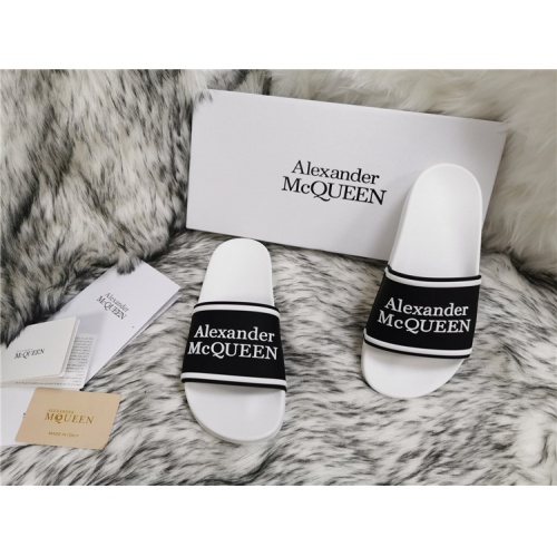 Alexander McQueen Slippers For Women #819185 $45.00 USD, Wholesale Replica Alexander McQueen Slippers