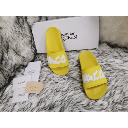 Replica Alexander McQueen Slippers For Women #819188 $45.00 USD for Wholesale
