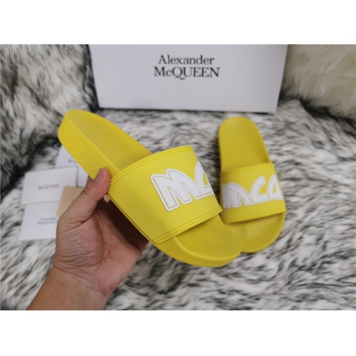 Replica Alexander McQueen Slippers For Women #819188 $45.00 USD for Wholesale