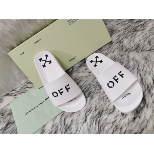 Off-White Slippers For Men #819196 $45.00 USD, Wholesale Replica Off-White Slippers