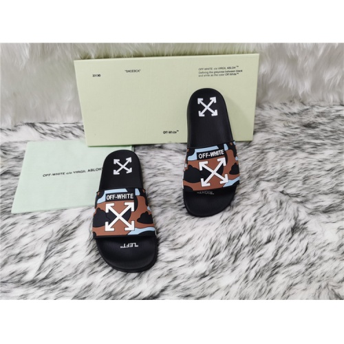 Off-White Slippers For Women #819201 $45.00 USD, Wholesale Replica Off-White Slippers