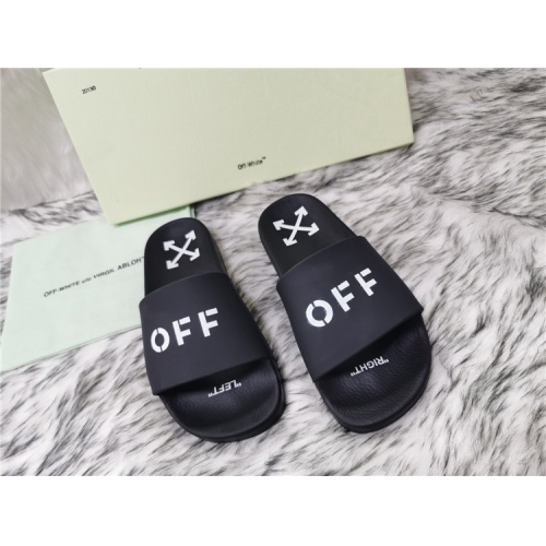 Off-White Slippers For Women #819209 $45.00 USD, Wholesale Replica Off-White Slippers