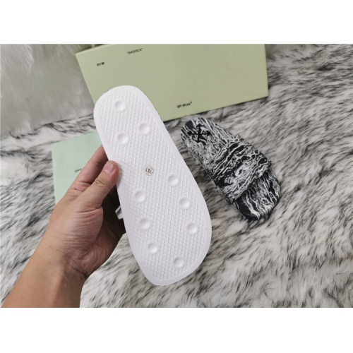 Replica Off-White Slippers For Women #819222 $48.00 USD for Wholesale