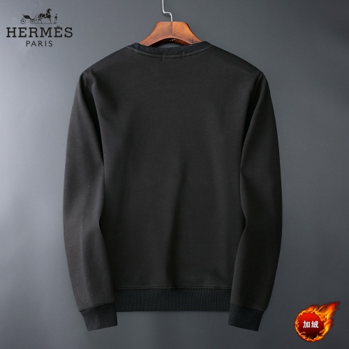 Replica Hermes Hoodies Long Sleeved For Men #819235 $45.00 USD for Wholesale