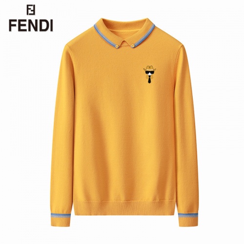 Fendi Sweaters Long Sleeved For Men #819328 $42.00 USD, Wholesale Replica Fendi Sweaters