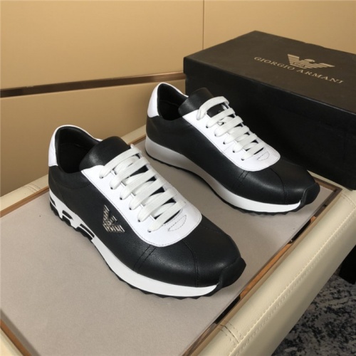 Replica Armani Casual Shoes For Men #819364 $76.00 USD for Wholesale