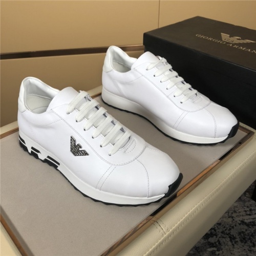 Replica Armani Casual Shoes For Men #819365 $76.00 USD for Wholesale