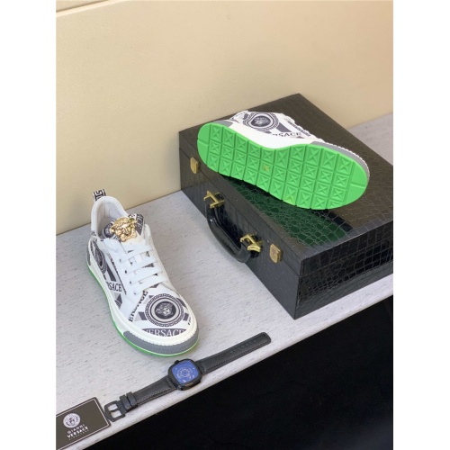 Replica Versace Casual Shoes For Men #819377 $72.00 USD for Wholesale