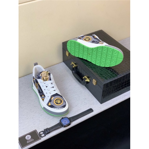 Replica Versace Casual Shoes For Men #819378 $72.00 USD for Wholesale