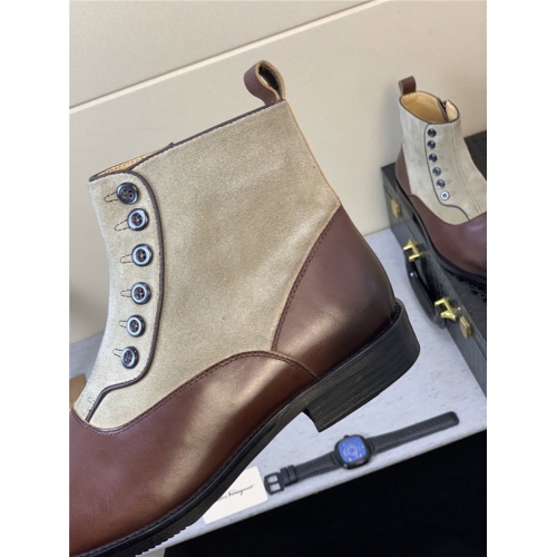 Replica Salvatore Ferragamo Boots For Men #819396 $88.00 USD for Wholesale