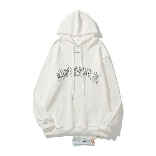 Replica Off-White Hoodies Long Sleeved For Men #819683 $48.00 USD for Wholesale