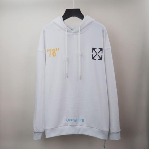 Replica Off-White Hoodies Long Sleeved For Men #819720 $45.00 USD for Wholesale