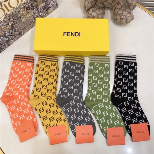 Fendi Socks #819726 $32.00 USD, Wholesale Replica Fendi Socks