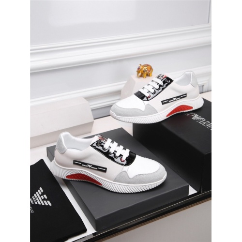 Replica Armani Casual Shoes For Men #819752 $76.00 USD for Wholesale
