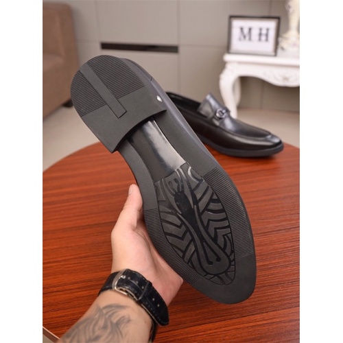 Replica Prada Leather Shoes For Men #819759 $82.00 USD for Wholesale