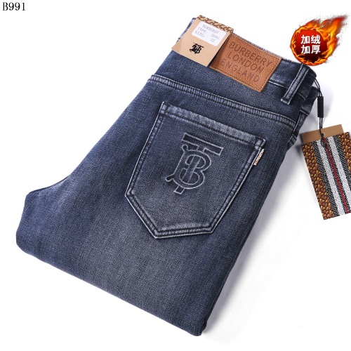 Replica Burberry Jeans For Men #819814 $42.00 USD for Wholesale