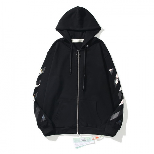 Replica Off-White Hoodies Long Sleeved For Men #819824 $60.00 USD for Wholesale