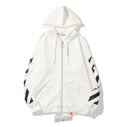 Replica Off-White Hoodies Long Sleeved For Men #819825 $60.00 USD for Wholesale