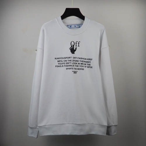 Replica Off-White Hoodies Long Sleeved For Men #819827 $39.00 USD for Wholesale