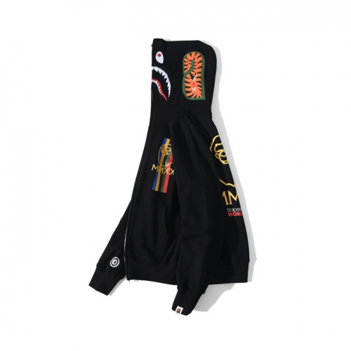 Replica Bape Hoodies Long Sleeved For Men #819855 $45.00 USD for Wholesale
