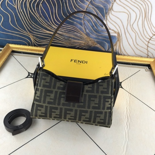 Replica Fendi AAA Quality Shoulder Bags For Women #819911 $72.00 USD for Wholesale