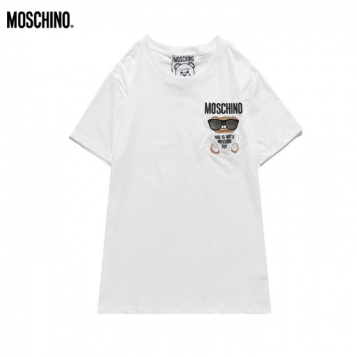 Moschino T-Shirts Short Sleeved For Men #820025 $25.00 USD, Wholesale Replica Moschino T-Shirts