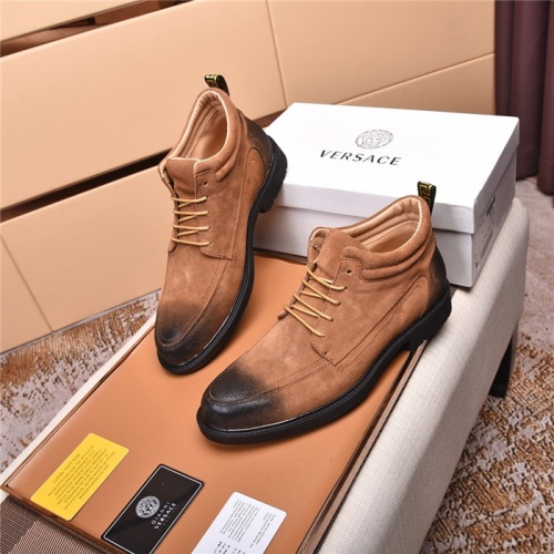 Replica Versace Boots For Men #820055 $112.00 USD for Wholesale