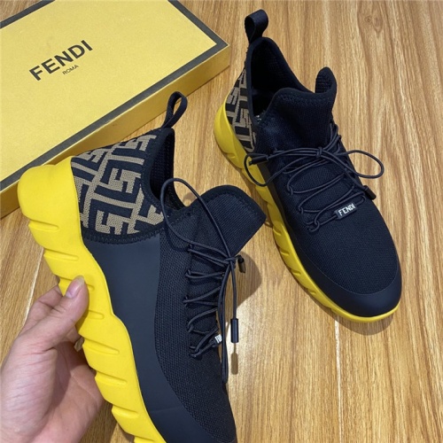 Replica Fendi Casual Shoes For Men #820070 $76.00 USD for Wholesale