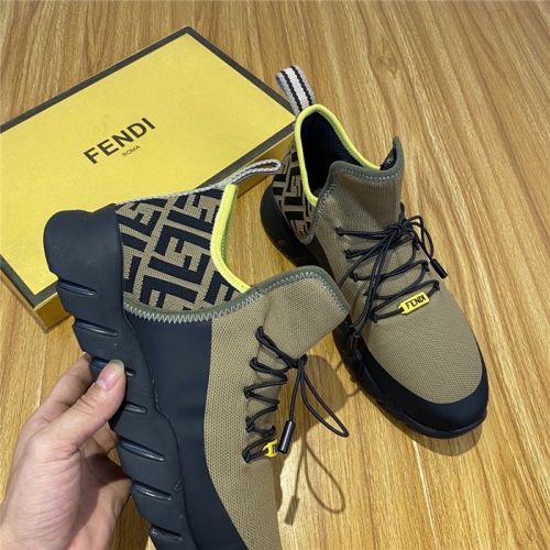 Replica Fendi Casual Shoes For Men #820072 $76.00 USD for Wholesale