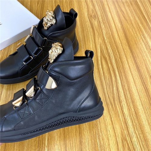 Replica Versace High Tops Shoes For Men #820081 $88.00 USD for Wholesale