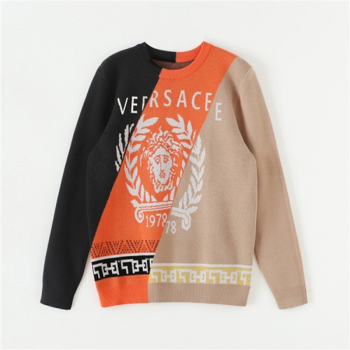 Versace Sweaters Long Sleeved For Unisex #820135 $50.00 USD, Wholesale Replica Versace Sweaters