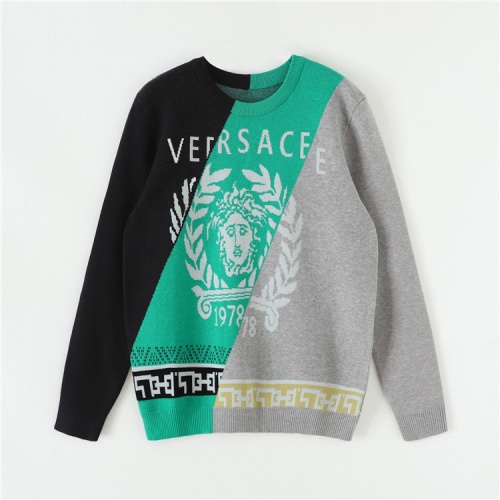 Versace Sweaters Long Sleeved For Unisex #820136 $50.00 USD, Wholesale Replica Versace Sweaters