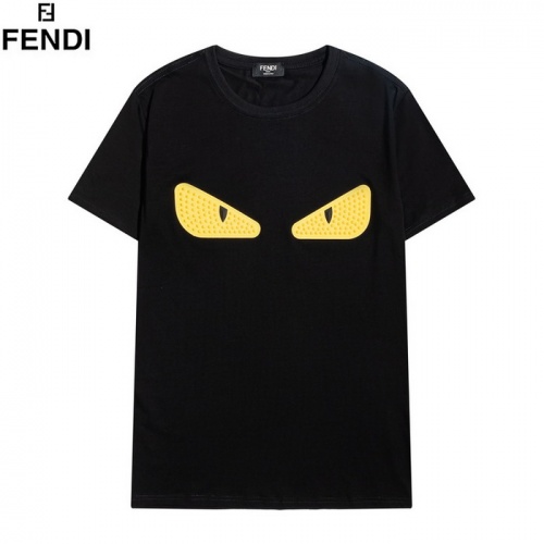 Fendi T-Shirts Short Sleeved For Men #820186 $29.00 USD, Wholesale Replica Fendi T-Shirts