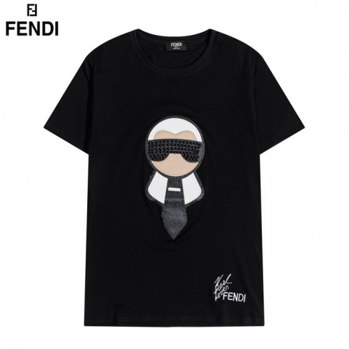 Fendi T-Shirts Short Sleeved For Men #820188 $29.00 USD, Wholesale Replica Fendi T-Shirts