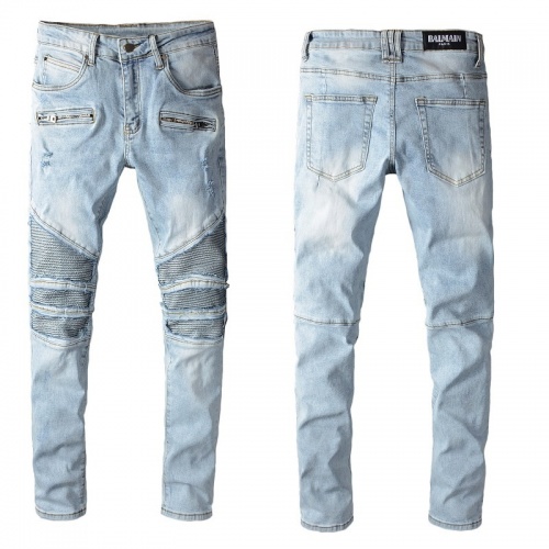 Balmain Jeans For Men #820234 $65.00 USD, Wholesale Replica Balmain Jeans