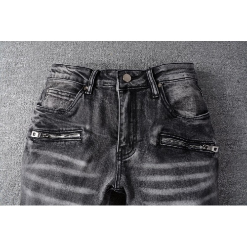 Replica Balmain Jeans For Men #820236 $65.00 USD for Wholesale