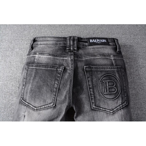 Replica Balmain Jeans For Men #820236 $65.00 USD for Wholesale