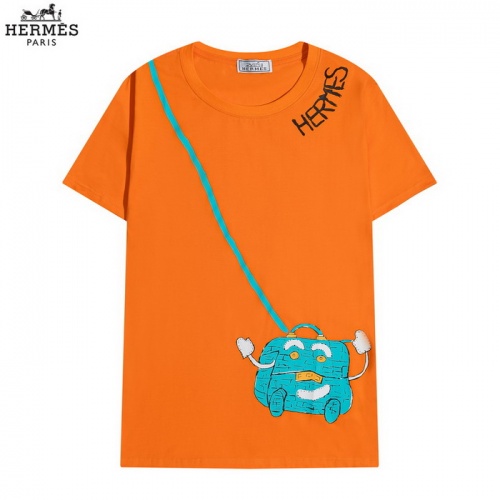 Hermes T-Shirts Short Sleeved For Men #820245 $29.00 USD, Wholesale Replica Hermes T-Shirts