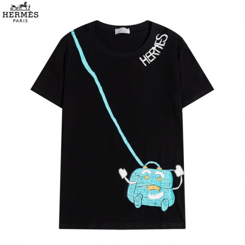 Hermes T-Shirts Short Sleeved For Men #820246 $29.00 USD, Wholesale Replica Hermes T-Shirts