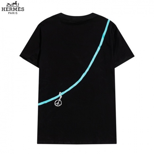 Replica Hermes T-Shirts Short Sleeved For Men #820246 $29.00 USD for Wholesale