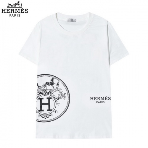 Hermes T-Shirts Short Sleeved For Men #820250 $25.00 USD, Wholesale Replica Hermes T-Shirts