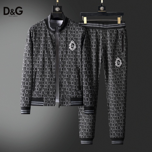 Dolce &amp; Gabbana D&amp;G Tracksuits Long Sleeved For Men #820329 $98.00 USD, Wholesale Replica Dolce &amp; Gabbana D&amp;G Tracksuits