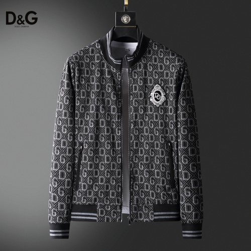 Replica Dolce & Gabbana D&G Tracksuits Long Sleeved For Men #820329 $98.00 USD for Wholesale