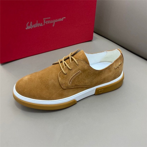 Replica Salvatore Ferragamo Casual Shoes For Men #820354 $76.00 USD for Wholesale