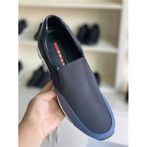 Replica Prada Casual Shoes For Men #820361 $82.00 USD for Wholesale